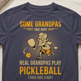 Pickleball Sport-Tek Performance Tee, Some Grandpas Take Naps Real Grandpas Play Pickleball (Then Take A Nap), Court Apparel thumbnail 9