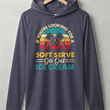 Pickleball Sport-Tek Performance Hood, If You're Looking For A Soft Serve Go Get Ice Cream, Lightweight Hoodie thumbnail 2