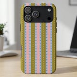 Retro Scallop Stripe MagSafe® Phone Case thumbnail 1
