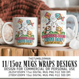 Whimsical Dogs Kite Day Digital Mug Wrap thumbnail 1