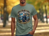 US Navy T-Shirt, Military Pride Tee, Veteran Gift Idea, Patriotic Sailor Uniform Art, Naval Forces Apparel, Honor Courage Commitment Shirt thumbnail 4