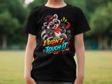 I Didn't Touch It Randy the Raccoon Tee thumbnail 1