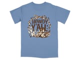 "Howdy Y'all" Boots & Cactus Graphic T-Shirt thumbnail 6