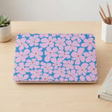 Pink Retro Floral MacBook Case thumbnail 3