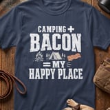 Camping + Bacon My Happy Place Tee thumbnail 6