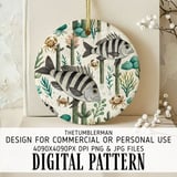 Digital Pattern, Fish Illustration, Sea Life Digital Bundle, Nautical Theme, Ocean Design, Crab Art, Digital Paper Pack, PNG JPG, Printable thumbnail 3