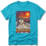 Gogh Husky ~ Comfort Colors Premium Tee thumbnail 5