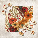 Watercolor Flowers Tumbler Design, Floral Digital Paper, Autumn Fall Printable, Junk Journal Pages, Digital Scrapbooking, Colorful thumbnail 12