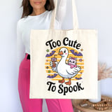 Too Cute To Spook Tote Bag thumbnail 3