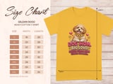 Dog Mom Cuban Link Chain Collar Tee thumbnail 9