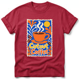 Cutout Coffee ~ Comfort Colors Premium Tee thumbnail 2