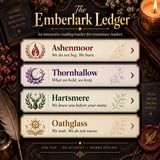 The Emberlark Ledger — Interactive Romantasy Book Tracker & Reading Journal | Import from Goodreads, Works Offline, No Subscription thumbnail 1
