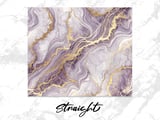 20 oz Purple Marble Tumbler Wrap, Gold Veins Design, Sublimation, Straight Tapered png, Digital Download, Elegant Marble Texture thumbnail 3