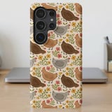 Floral Farmhouse Hens MagSafe® Phone Case thumbnail 1
