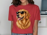 Cool Golden Retriever Tee thumbnail 2