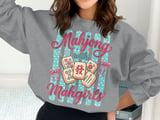 Mahjong With Mahgirls Graphic Print, Cute Coquette Mahjong Game Night Art, Grandmillennial Tiles Design, Best Friend Girls Trip Gift thumbnail 7