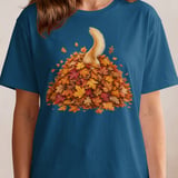 Dog in Autumn Leaf Pile Tee thumbnail 15