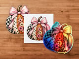 Fall Pumpkin Digital Design with Pink Bow, Leopard & Paw Prints, Floral Pumpkin PNG thumbnail 4