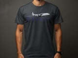 C-5 Galaxy T-Shirt, Military Airplane Shirt, Aviation Veteran Gift, Pilot Cargo Plane Tee, Air Force Aircraft Graphic Top, Gift for Him thumbnail 3