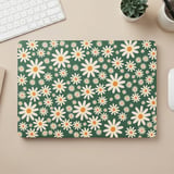 Green Daisy Floral MacBook Case thumbnail 5