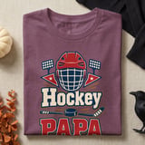 Hockey Papa Tee or Sweatshirt thumbnail 8
