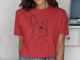 French Bulldog Line Art Tee thumbnail 2