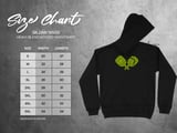 Pickleball Gildan Fleece Hoodie, Crossed Neon Pickleballs Paddle Graphic, Court Pullover thumbnail 12