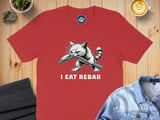 I Eat Rebar absurd brain rot Cat Tee thumbnail 7
