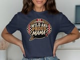 Wild and Proud Football Mama Tee thumbnail 8