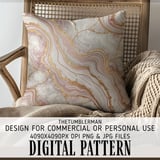 Rose Gold Agate Tumbler Design, Digital Paper, Watercolor Flower Backgrounds, Floral Junk Journal Pages, Printable Tumbler PNG, Scrapbooking thumbnail 5