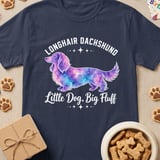 Longhair Dachshund Big Fluff Tee thumbnail 3