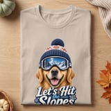 Let's Hit The Slopes Dog Tee thumbnail 10