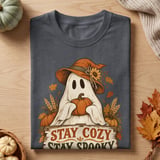 Stay Cozy Stay Spooky Tee thumbnail 2
