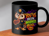 You've Been Warned Boo Police Owl Mug thumbnail 8