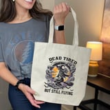 Dead Tired But Still Flying Tote Bag thumbnail 8