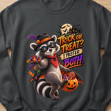 Trick or Treat Randy the Raccoon Sweatshirt thumbnail 1