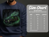 Grand Wagoneer T-Shirt, Ghost Driver Tee, Spooky Car Shirt, Halloween Jeep Apparel, Classic Car Gift, Automotive Enthusiast Gift thumbnail 2