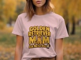 Golden Retriever Mom Ask Me For Pics Tee thumbnail 1