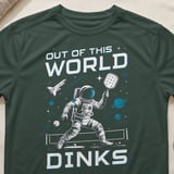 Pickleball Sport-Tek Performance Tee, Out Of This World Dinks Astronaut Graphic, Performance Court Apparel thumbnail 5