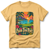 Palm Tree Putt ~ Comfort Colors Premium Tee thumbnail 7