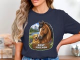 Horse And Dog Best Friends Tee thumbnail 3