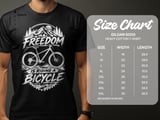 Freedom Is Riding a Bicycle | Mountain Bike T-Shirt thumbnail 15