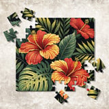 Hibiscus Tumbler Design, Tropical Flower Digital Paper, Colorful Floral Backgrounds, Printable Tumbler Png, Junk Journal Pages, Digital thumbnail 12