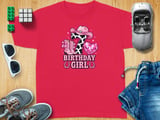 Cowgirl 7th Birthday Girl Tee thumbnail 5