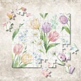 Digital Floral Pattern, Digital Bundle, Watercolor Flowers, Tulip, Daisy, Forget Me Not, Spring Flowers, Seamless Pattern, Commercial Use thumbnail 7