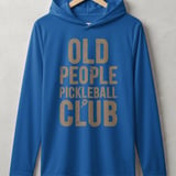 Pickleball Sport-Tek Performance Hood, Old People Pickleball Club, Lightweight Hoodie thumbnail 3