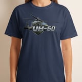 UH-60 Helicopter T-Shirt, Military Aviation Graphic Tee, Veteran Pilot Gift, Tactical Aircraft Shirt, Army Aviation Flight Crew Apparel thumbnail 6