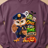 Halloween Officer Hoot the Owl Sweatshirt thumbnail 6