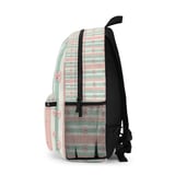 Coquette Bow Pastel Striped Backpack, Cute Pink Bows Spiral Notebook, Romantic Aesthetic Accessory Pouch, Kawaii Girl Gift thumbnail 8