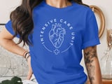 ICU Nurse T-Shirt: Anatomical Heart Design, Intensive Care Unit Staff Tee thumbnail 2